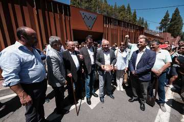 El Centro de Interpretación de Risco Caído, preparado para recibir a visitantes (Foto TA)